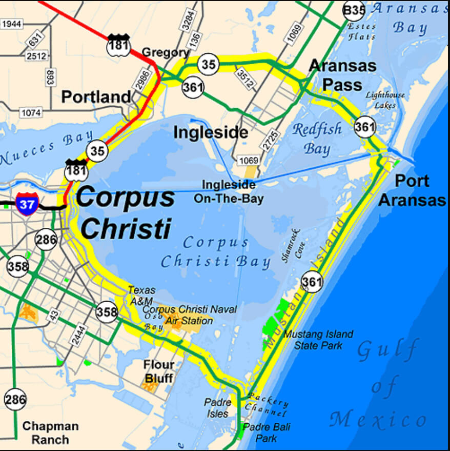 Corpus Christi Carte Texas